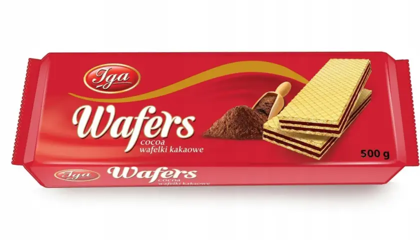 Producent ciastek Iga - wafle kakaowe. Pyszne wafle Iga, producent wyrobów cukierniczych, idealne na każdą okazję.