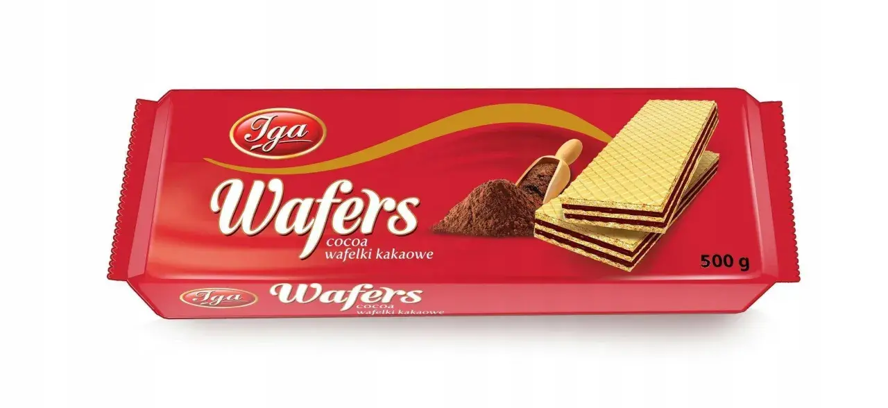 Producent ciastek Iga - wafle kakaowe. Pyszne wafle Iga, producent wyrobów cukierniczych, idealne na każdą okazję.